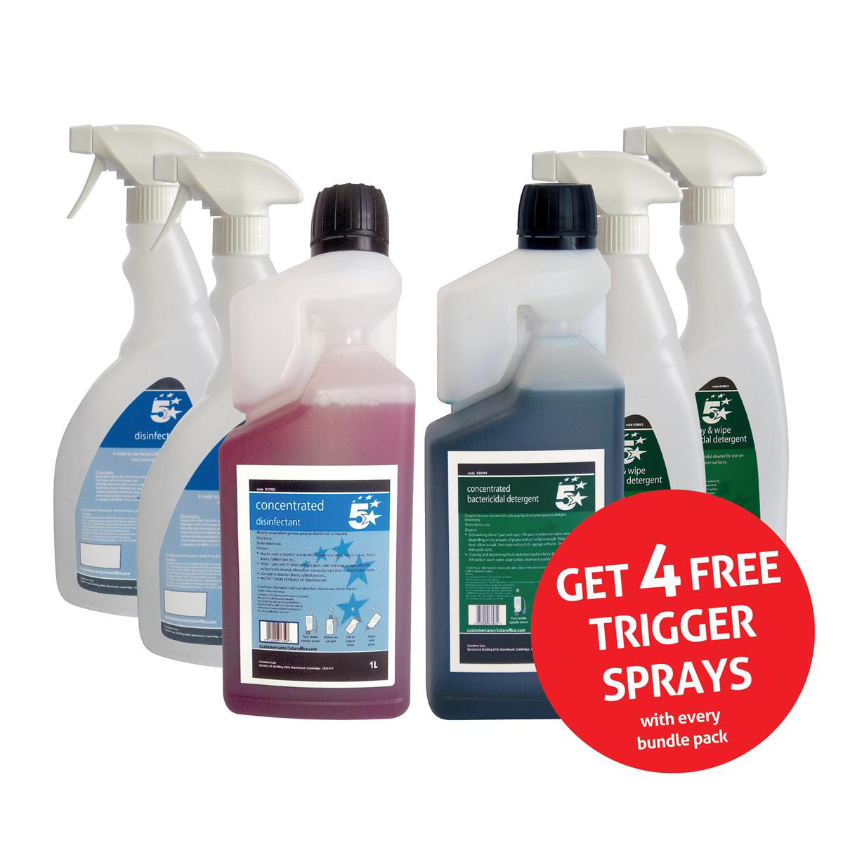 5 STAR DISINFECT & BAC DETERGENT OFFER