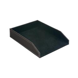 5 STAR FAUX LEATHER LETTER TRAY BROWN