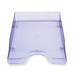 GLASS CLEAR LETTER TRAY PURP CP130YTIPU