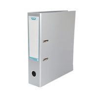 ELBA CLASSY 70MM MET SILV A4 LEVER ARCH