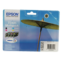 EPSON T0445 BK/C/M/Y INK CARTRIDGE PACK