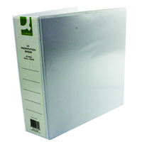 Q-CONNECT 65MM A4 WHITE 4D-RING BINDER