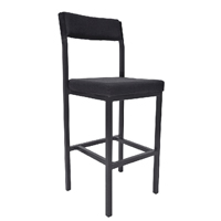 JEMINI CHARCOAL HIGH STOOL