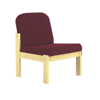 ARISTA BEECH / CLARET RECEPTION SEAT