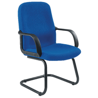 JEMINI BLUE VISITOR CANTILEVER LEG CHAIR