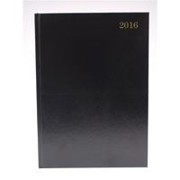 DIARY A4 2PPD BLK 2016