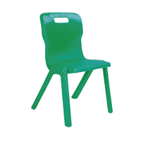 FF TITAN 1 PCE SIZE 1 GRN SCHOOL CHAIR