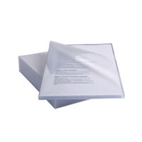 REXEL ANTI SLIP CUT FLUSH FOLDERS CLEAR