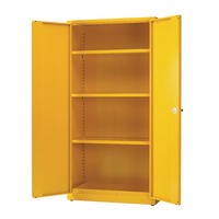 YELLOW 3 SHF HAZARD STORAGE CABINET 72IN