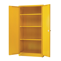 YELLOW 3 SHF HAZARD STORAGE CABINET 72IN