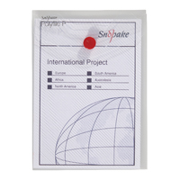 SNOPAKE CLEAR POLYFILE A6 WALLET PK5