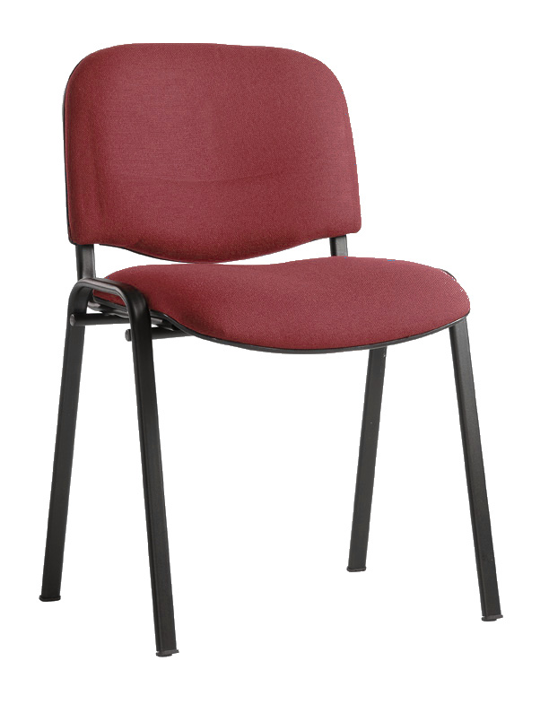 STACKING CHAIR CHARCOAL UPHOLSTERED