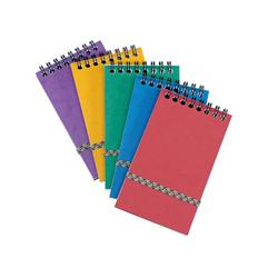 HEADBOUND NOTE PAD 127X202MM ASST A PK10