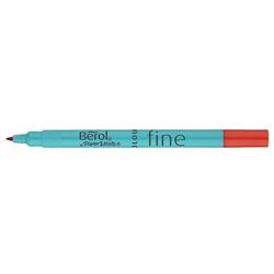 BEROL COLOURFINE PEN RED S0376440