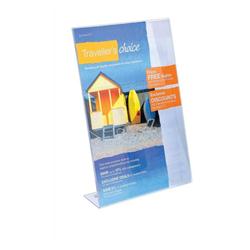 SLANTED SIGN HOLDER SIDELOADING A5 CLEAR SLANTED SIGN HOLDER SIDELOADING A5 CLEAR