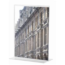 STAND UP SIGNHOLDER A5 DBLE PORTRAIT CLR STAND UP SIGNHOLDER A5 DBLE PORTRAIT CLR