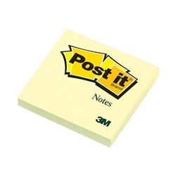3M POST-IT NOTEPAD 76X76MM 654YE PK12