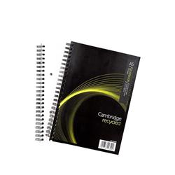 CAMBRIDGE NOTEBOOK RCY W/BD 100P A5 PK5