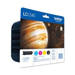 BROTHER INKCARTMULTIPACK PK4 LC1240VALBP BROTHER INKCARTMULTIPACK PK4 LC1240VALBP