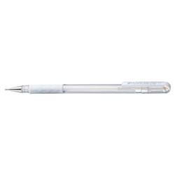 PENTEL HYBRID GEL WHT 0.8MM K118LLW PK12 PENTEL HYBRID GEL WHT 0.8MM K118LLW PK12