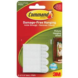 3M COMMAND PICTURE HANG STRIPS SMALL PK4 3M COMMAND PICTURE HANG STRIPS SMALL PK4