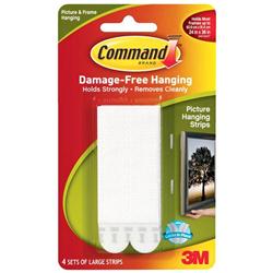 3M COMMAND PICTURE HANG STRIPS LARGE PK4 3M COMMAND PICTURE HANG STRIPS LARGE PK4