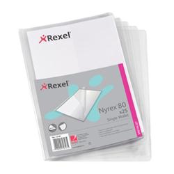 REXEL NYREX SINGLE WALLET CLR A4 12181 REXEL NYREX SINGLE WALLET CLR A4 12181