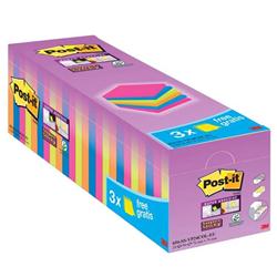 POST-IT SUPER STICKY NOTES 3X3 YLW PK24 POST-IT SUPER STICKY NOTES 3X3 YLW PK24