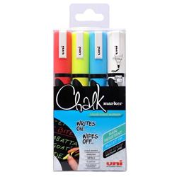 UNI CHALK MKR MED BLLTTIP PWE5M ASST PK4 UNI CHALK MKR MED BLLTTIP PWE5M ASST PK4