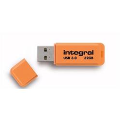 INTEGRALNEONUSB3.0FLASHDRIVEORANGE 32GB