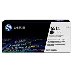 HP TONER CART 651A BLACK CE340A HP TONER CART 651A BLACK CE340A