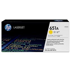 HP TONER CART 651A YELLOW CE342A HP TONER CART 651A YELLOW CE342A
