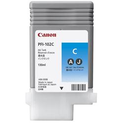 CANON PFI-102C INK TANK CYAN 0896B001AA CANON PFI-102C INK TANK CYAN 0896B001AA