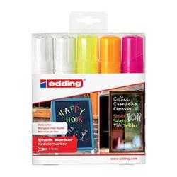 EDDING CHALK MARKER BROAD SET PK5