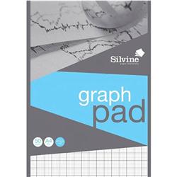 SILVINE A4 GRAPHPAD 2/10/20MM 90GSM PK10