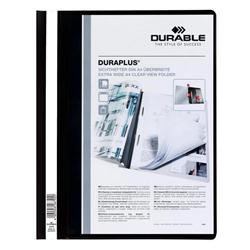 DURABLE DURAPLUS QTN FLDR BLKPK25 257901