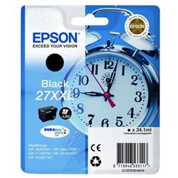 EPSON 27XXL IJ CART BLACK C13T27914012 EPSON 27XXL IJ CART BLACK C13T27914012