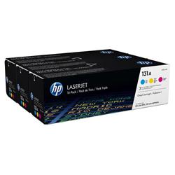 HP TONER CART 131A CMY PK3 U0SL1AM HP TONER CART 131A CMY PK3 U0SL1AM