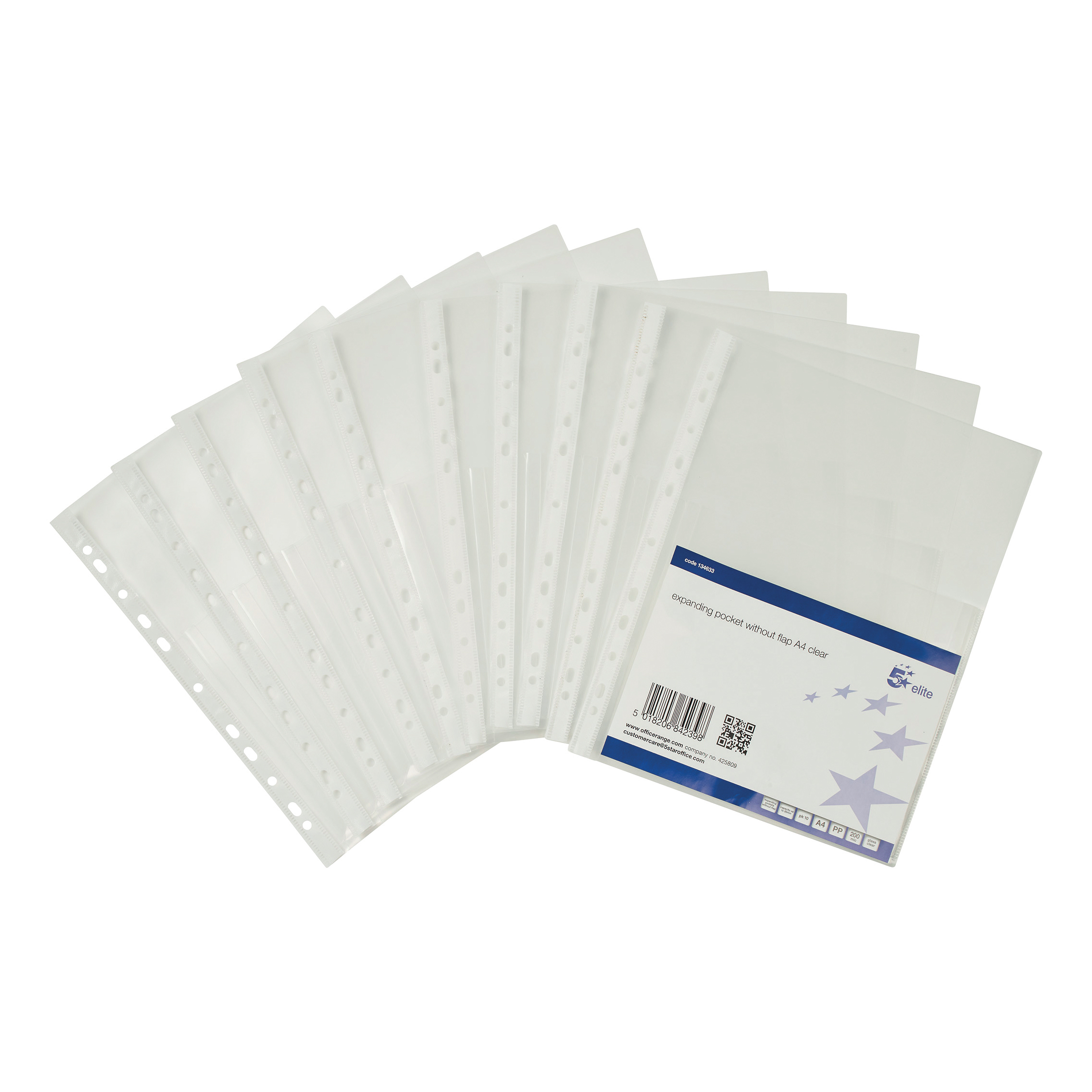 5 STAR ELITE EXPAND PKT NO FLAP A4 PK10 5 STAR ELITE EXPAND PKT NO FLAP A4 PK10