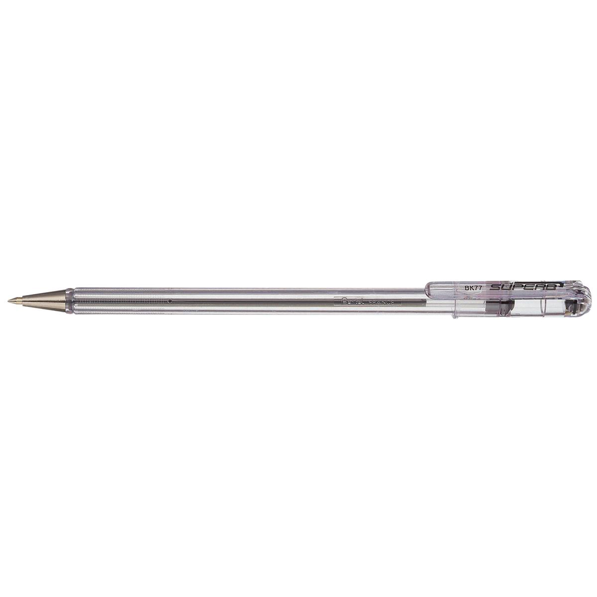 PENTEL SUPERB 0.7MM BALLPT PEN BLACKPK12 PENTEL SUPERB 0.7MM BALLPT PEN BLACKPK12