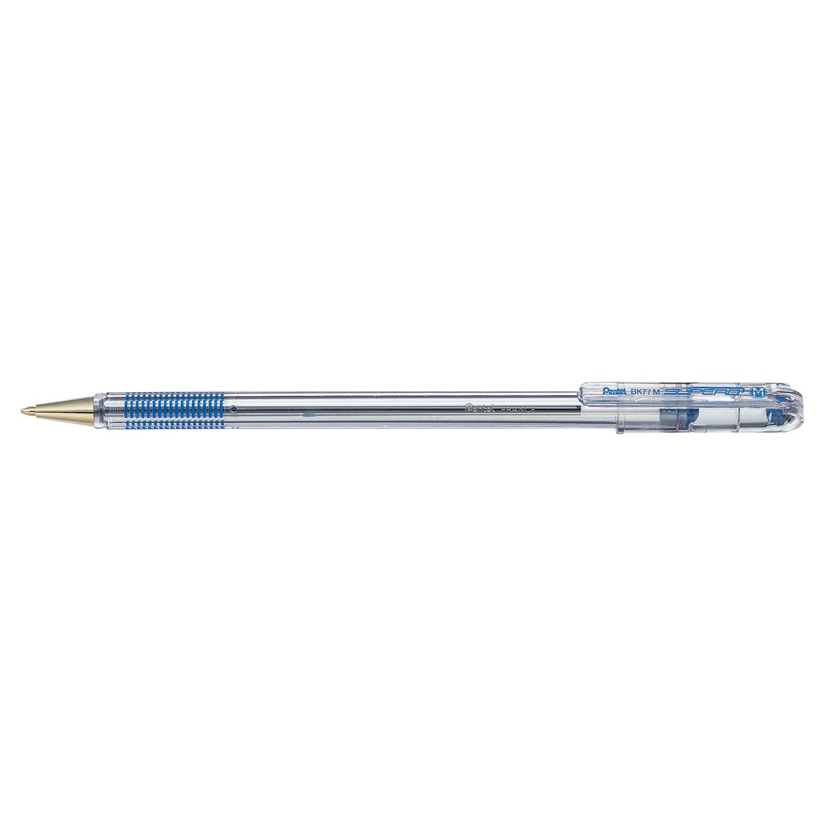 PENTEL SUPERB 1.0MM BALL PEN BLUE PK12 PENTEL SUPERB 1.0MM BALL PEN BLUE PK12
