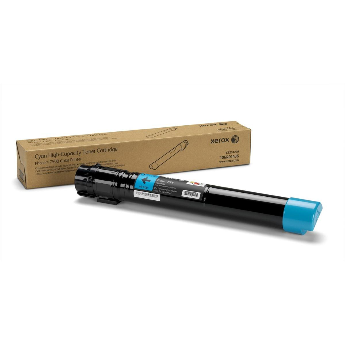 XEROXPHASER7500 TONER CYAN HY 106R01436