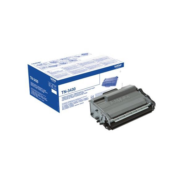 BROTHER TN3430 TONER CARTRIDGE BLACK BROTHER TN3430 TONER CARTRIDGE BLACK
