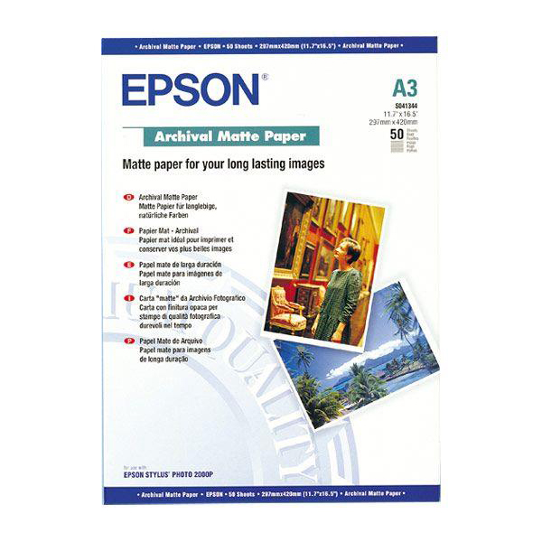 EPSONA3ARCHIVALMATTEPAPER PK50C13S041344 EPSONA3ARCHIVALMATTEPAPER PK50C13S041344