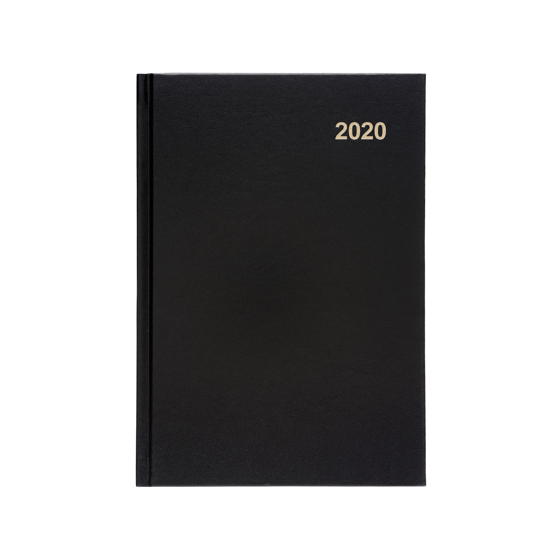 5 STAR 2020 A5 2 DAY TO PAGE DIARY BLACK