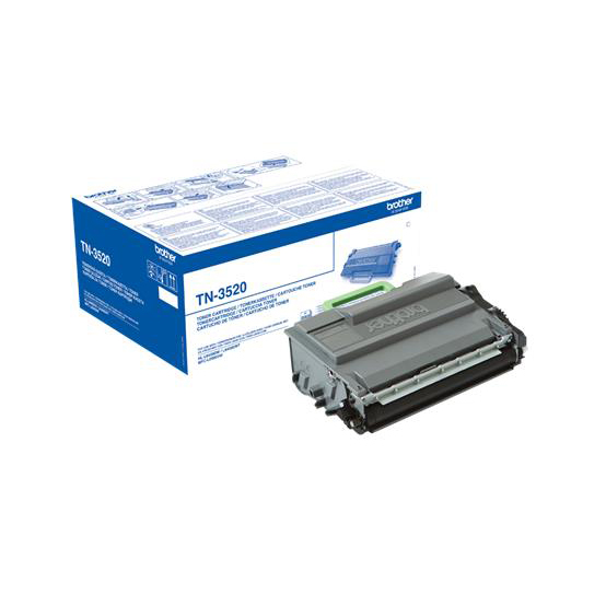 BROTHER TONER CART UHY BLACK TN3520 BROTHER TONER CART UHY BLACK TN3520