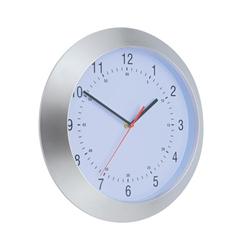 5 STAR FCL WALLCLOCK300MM COLCASE SILVER