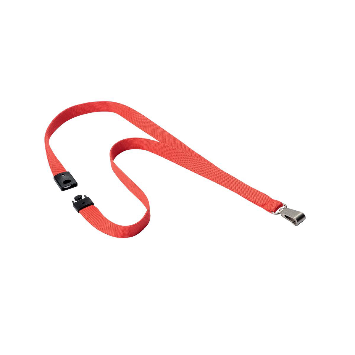 DURABLE SOFT TEXTILE LANYARD CORAL PK10 DURABLE SOFT TEXTILE LANYARD CORAL PK10