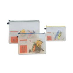 HANDY ZIPPER A4 POUCH(BLUE ZIP) PK5 HANDY ZIPPER A4 POUCH(BLUE ZIP) PK5