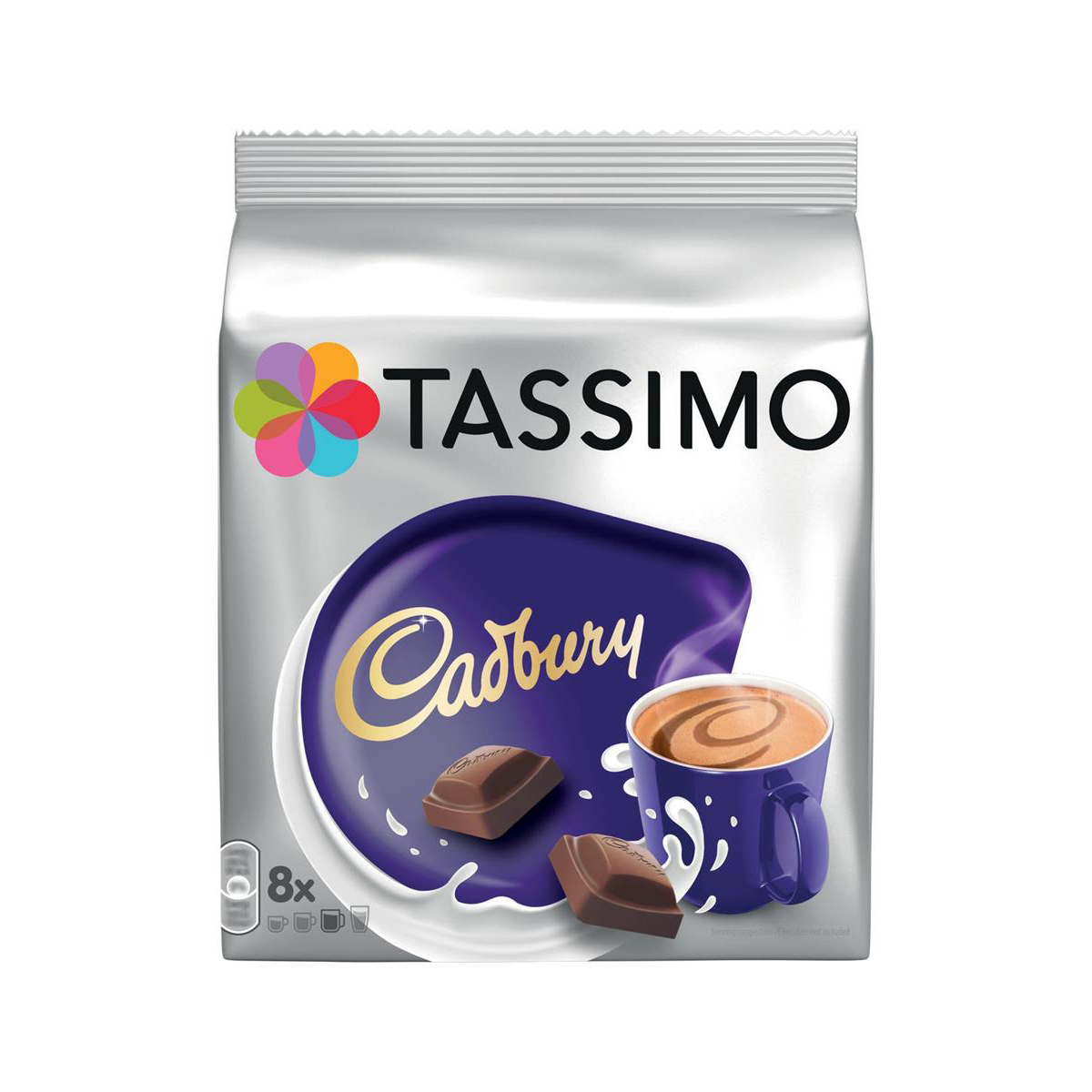 TASSIMO CADBURY HOT CHOCOLATE PODS PK5X8